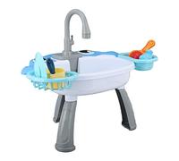 Qudinip Gioco da Tavolo per Acqua con Laghetto da Pesca Elettrico per Bambini, per Ragazzi e Ragazze, Regalo di Compleanno Perfetto (Laghetto per la Pesca degli Squali)
