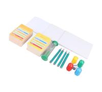 Qudinip Gioco da Tavolo Pictionary, Divertente Gioco di Disegno con 2 Set di Carte 1 Dado 4 Matite 3 Libri 1 Clessidra, per Serate di Giochi in Famiglia