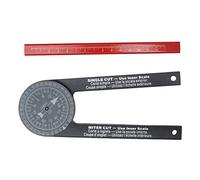 Qudinip Goniometro per Troncatrice, Mirino Angolare a 360 Gradi con Scale Incise per Misurazioni Accurate, Rotazione Libera Senza Angolo Morto per Carpenteria per la Lavorazione del