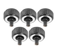 Qudinip Guarda il Set di Pezzi di Ricambio Crown 5 Pezzi di Accessori in Acciaio a Tubo Lungo per Specialisti della Riparazione (cresciuto di 5 mm)