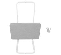 Qudinip Guardia da Letto per Bambini, Guardia del Letto per Bambini, Antidascola Universale Morbida Regolabile con Telaio in Acciaio Robusto e Copertura Zip per Letti a Pressione (Grigio)