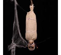 Qudinip Halloween Appeso Cadavere Decorativo Mummia Prop con Luce LED e