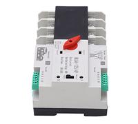 Qudinip Interruttore di Trasferimento Automatico a Doppia Alimentazione 4P Resistente Alle Alte Temperature per Case, Centri Commerciali e Fabbriche Materiale PC Durevole (Aai)
