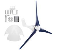 Qudinip Kit di Eoliche per Piccoli Generatori Eolici da 1200 W Parti di Alimentazione Efficienti per la Ricarica Domestica Marina con Fibra di Nylon a 3 Pale (24 V)