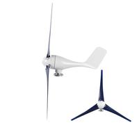 Qudinip Kit di Eoliche per Piccoli Generatori Eolici da 1200 W Parti di Alimentazione Efficienti per la Ricarica Domestica Marina con Fibra di Nylon a 3 Pale (12V)
