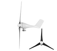 Qudinip Kit di Eoliche per Piccoli Generatori Eolici da 1200 W Parti di Alimentazione Efficienti per la Ricarica Domestica Marina con Fibra di Nylon a 3 Pale (48 V)