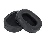 Qudinip Kit di Ricambio per Cuscinetti Auricolari in Memory Foam da 2 Pezzi per Cuffie, Comodi Cuscinetti Auricolari Neri per ATH-MSR7 M50X, Durevoli e Facili da Usare