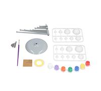 Qudinip Kit Modello Solare Giocattoli Educativi Fai-da-te del Solare per Bambini Modello in Plastica Giocoso e Colorato per L'apprendimento delle Scienze