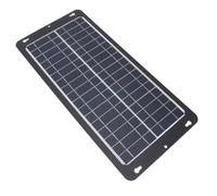 Qudinip Kit Pannello Solare Monocristallino da 30 W Efficiente di Ricarica Impermeabile per Campeggio, Escursionismo, Alpinismo