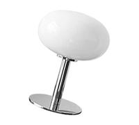 Qudinip Lampada da Comodino, Lampada da Comodino Moderna Semplice Ed Elegante con Base in Ferro e Illuminazione Soffusa, per L'arredamento della Camera da Letto di Casa (Bianco)