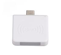 Qudinip Lettore di Schede USB OTG per Telefono Cellulare Scrittore Portatile Piccolo per la Gestione della Logistica ABS 1 unità (Bianca)
