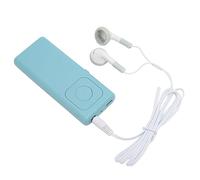 Qudinip Lettore MP3 Portatile Compatto con Supporto Audio Senza Perdita di Dati per Studenti e Viaggiatori Scheda di Memoria da 64 GB (Blu)