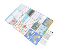 Qudinip Libri Educativi per Bambini, Libri Silenziosi, per attività di Apprendimento Interattive, Ideali per Viaggi e Giochi Tranquilli, dai 3 Anni in su, Materiale Cartaceo