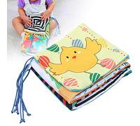 Qudinip Libro in Stoffa per Neonati, Sonaglio per Animali Morbido e Carino per L'apprendimento Precoce del Bambino, Materiale in Poliestere da 0 a 2 Anni (#1)