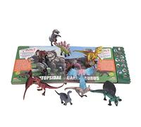 Qudinip Libro Sonoro per Bambini con Ruggiti Realistici, Apprendimento Interattivo dei Dinosauri, Giocattolo Educativo con Pagine Colorate