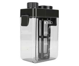 Qudinip Macchina per caffè Freddo 700 Ml con Filtro Fine, Design Salvaspazio per la Casa e il Campeggio, Materiale Durevole per Uso Alimentare (Nera)