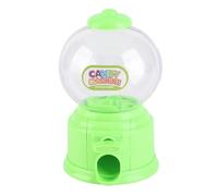Qudinip Macchina per Caramelle Portatile, Mini Distributore di Caramelle Gommose per Bambini, Realizzato in Robusta Plastica ABS, con Interruttore a Rotazione per un Facile Utilizzo, può (Verde)