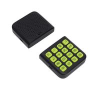 Qudinip Macchina per Effetti Sonori Giocattolo Compatto Portatile Divertente per Creare Rumori con 16 Suoni per Scherzi e Divertimento per Bambini Materiale ABS per Feste 65x120x18mm (Nera)