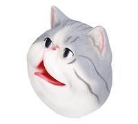 Qudinip Marionetta Realistica a Forma di Gatto per Gioco Interattivo, Giocattolo con Bocca Mobile per Bambini, PVC Non Tossico, Perfetta per la Narrazione e L'istruzione