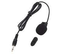 Qudinip Microfono Lavalier Cablato Mini Portatile con Riduzione Intelligente del Rumore per Interviste e Riunioni ABS 1 Pz