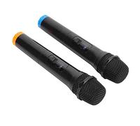 Qudinip Microfono USB Wireless E6 Karaoke Portatile a Doppio Canale per Casa Ed Eventi Design in Plastica Resistente 2 unità