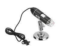 Qudinip Microscopio Digitale Portatile HD 1600X Ingrandimento USB Portatile per attività All'aperto Lega di Alluminio per Bambini