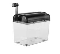 Qudinip Mini Distruggidocumenti Manuale A6 Dal Design Compatto per Schiacciare e Tagliare File a Manovella in Ufficio, Casa e Scuola (Grigio)
