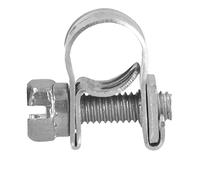 Qudinip Mini Fascetta Stringitubo in Acciaio Inossidabile 304, Potente e Durevole, per Uso Automobilistico e Industriale, Confezione da 20 (6-8 mm)