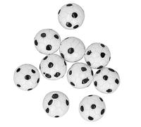 Qudinip Mini Palloni da Calcio per Casa delle Bambole da 10 Pezzi per Autentici Accessori per Decorazioni Sportive in Plastica Resistente Scala 1:12
