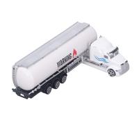 Qudinip Modello di Camion Cisterna per Petrolio, Camion Giocattolo Container Americano Realistico Interattivo Ad Alta Simulazione in Lega Premium con Rimorchio Staccabile, per la