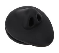 Qudinip Modello di Naso in Silicone, Naso Simulato Morbido Sulla Pelle per la Pratica della Sutura Didattica Dell'agopuntura, con Base Grande per Esposizione di Gioielli con Testa di