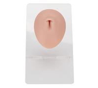 Qudinip Modello di Pancia in Silicone, Display per Agopuntura per Pratica di Piercing 3D con Ombelico Morbido, per Insegnare Agli Studenti di Medicina e Alla Divisione di Puntura (Colore della pelle