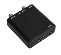 Qudinip Modulatore da Multimediale HD a RF, Convertitore Coassiale di Controllo PAL 1080P con Interfaccia Multimediale HD 1.4 e HDCP 1.4, per PC Laptop Console di Gioco TV Box DVD CCTV