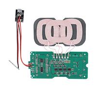 Qudinip Modulo di Ricarica Wireless Standard Fai-da-te per Telefoni Standard con 3 Bobine e Alta Efficienza, Interfaccia Micro Universale, Dimensioni Compatte 104 Mm