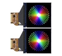 Qudinip Modulo Display a Colori Ad Alta Chiarezza con Schermo TFT da 1,3 Pollici Risposta Rapida per Elettronica Fai-da-te Cristalli Liquidi 2 Pezzi