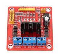 Qudinip Modulo Driver Motore a Doppio Ponte H L298N Controller Potente e Compatto per Applicazioni con Motori CC Passo-passo Bifase