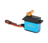 Qudinip Motore Coreless Impermeabile Servo Digitale per Auto RC 1/10 1/12 Ad Alta Torsione e Robotica 25 Kg Blu