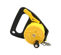 Qudinip Mulinello da Immersione con Tappo per il Pollice Mulinello da Pesca per Immersioni Subacquee Leggero e Durevole per lo Snorkeling e gli Sport Acquatici Subacquei 46m Giallo (ruota gialla)