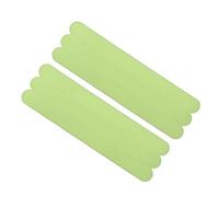 Qudinip Nastro Autoadesivo Antiscivolo Che Si Illumina Al Buio per Scale Luminose, per Gradini Interni Ed Esterni, 20 X 2 Cm, Confezione da 6 (Bagliore verde)