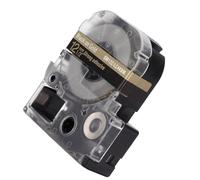 Qudinip Nastro per Etichette da 12 Mm Trasparente Resistente All'olio Durevole per Uso Interno Ed Esterno Realizzato in Materiale PET di Alta qualità (#3)