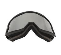 Qudinip Occhiali da Sci a Doppio Strato Antiappannamento Regolabili per Sport Sulla Uomo Donna gioventù Materiale PC (Lente argento con montatura nera)