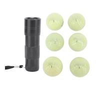 Qudinip Palline da Golf Glow 6 Pezzi Palline da Golf Fluorescenti Morbide per gli Sport Notturni Perfette per Uomini e Donne Materiale in Gomma