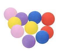 Qudinip Palline da per Bambini EVA Palline Morbide da 60 Mm Perfette per il Divertimento All'aperto Al Coperto Giallo Blu Arancione Viola Rosa Confezione da 10