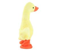 Qudinip Peluche Anatra Interattiva Che Parla, Canta e Cammina per Bambini, Anatra Musicale Che Sbatte le, Morbida e per Bambini Dai 3 Anni in su