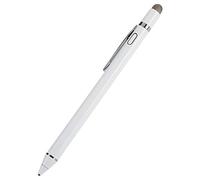 Qudinip Pennino per Telefoni Cellulari IOS/Penna Capacitiva Attiva Bianca, Penna Touch Universale per Disegnare, Scrivere, Firmare, 1 unità