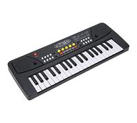 Qudinip Pianoforte Elettronico per Bambini Tastiera Multifunzione a 37 Tasti con 8 Strumenti e Microfono per Educazione Musicale e attività Divertenti per Bambini