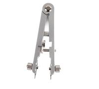 Qudinip Pinza per Barra a Molla, Strumento di Riparazione per Orologi per Rimuovere e Installare il Cinturino del Braccialetto, con Perni da 1,0 Mm 1,2 Mm 1,6 Mm, Strumento per (Argento)