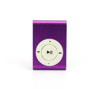 Qudinip Player MP3, Mini Music Player, Player Portable MP3 con Clip Nessun Supporto per Memoria Incorporato TF Scheda USB 2.0 3,5 Mm Batteria Ricaricabile per la Riproduzione Audio (e)