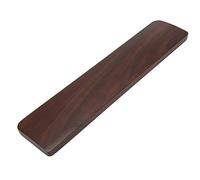Qudinip Poggia Tastiera Poggiapolsi Supporto Ergonomico in Legno per Giocatori Programmatori e Scrittori in Noce 1x (61 chiavi con 2 tasche (100x23x9)