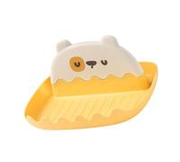 Qudinip Poggiamestolo con Supporto per Coperchio Design Elegante Pratico Poggiautensili per Piano di Lavoro della Materiale PP 1 unità (Gialla)